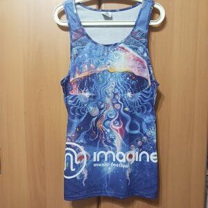 IMAGINE MUSIC FESTIVAL 2019 Tank Top, Sz S, Used
